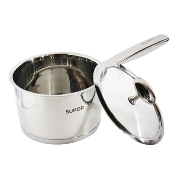 
                                        苏泊尔（SUPOR） ST16V1雅致304不锈钢复底奶锅16CM电磁炉通用                