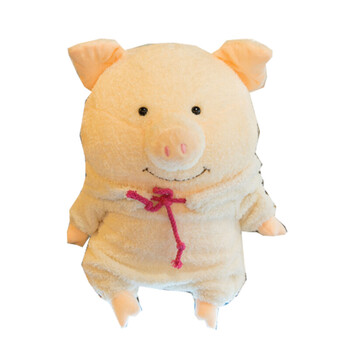 超萌猪可爱少女心嘟嘟猪毛绒玩具公仔玩偶布i娃娃送女生生日礼物 白连
