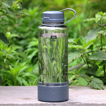 1500ml太空杯 防摔无异味运动户外水杯塑料杯便携大号杯子 1500ml灰色