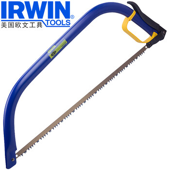IRWIN 美国欧文手工锯 伐木锯 柴锯弓 弓形锯 组合锯 木工锯 木材切割锯子 修枝锯 生木料弓形锯 24寸/610mm