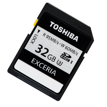 东芝（TOSHIBA）EXCERIA 极至瞬速 U3  SDHC-32G 读95M写60M 支持4K高清