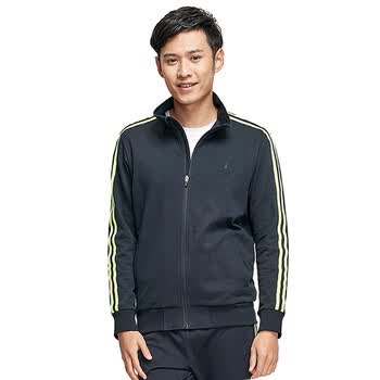 乔丹运动套装 运动服 运动套装男春秋 休闲套装 运动外套 跑步服 黑色