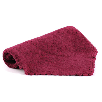 易信 台隆棉质功夫茶具吸水茶布茶巾日式加厚纤维抹布毛巾 红色