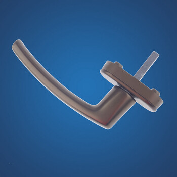 内平开上悬塑钢门窗执手 塑钢平开窗内开窗把手五金配件