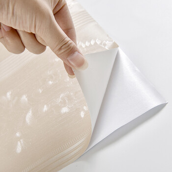 防水墙纸自粘卧室温馨自贴纸墙贴家用壁纸宿舍男女大学生寝室 乳白色