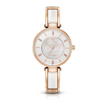 (京东优先 热卖款)简约进口机芯宝雅格手表女士新款防水时尚石英表