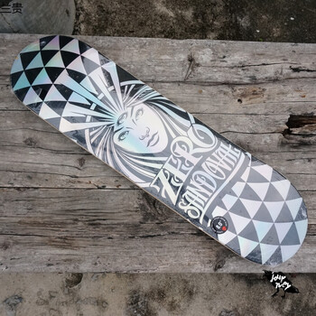 滑板板面 骷髅头双翘动作四轮街式板 8.0 8.125 reissue 8.