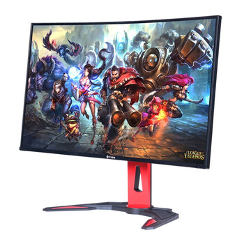 铁幕(tiem)32英寸2k曲屏165hz电竞显示器1ms电脑吃鸡液晶曲面屏幕网吧