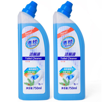 洛娃 洁厕液750mlx2瓶 松木香洁厕灵