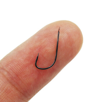 散装鱼钩金袖钩带倒刺无刺鱼钩渔具 黑袖有刺5号