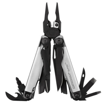 美国莱泽曼Leatherman SURGE海啸户外多功能组合工具钳 家用应急装备 军迷装备钳子 黑银色 高配 标配