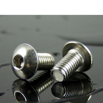 盘头内六角螺栓螺钉机丝 不锈钢圆头内六角螺丝钉m6*12-16-50 m6*12