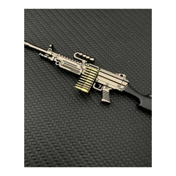 绝地求生钥匙扣吃鸡周边98k三级头盔包甲平底锅awm钥匙链挂件 m249(送