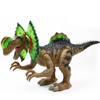 文盛 会走路发声电动恐龙玩具 鸡冠龙5310 土黄色_ 7折现价文盛 会