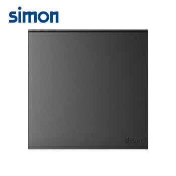 西蒙(SIMON)开关插座 空白面板 86型墙壁白板面板 E6系列空白盖板 荧光灰色 721000-61