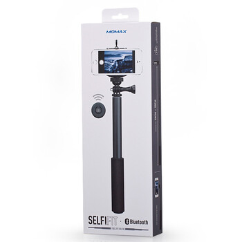 
                                        摩米士 SelfiFit 蓝牙自拍杆/自拍神器 适用于苹果/三星/华为等 兼容苹果iOS及安卓系统 黑色                