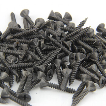 高强度水泥板专用螺丝滑25 30磷化自攻石膏板螺丝干壁钉 防滑3.5*30