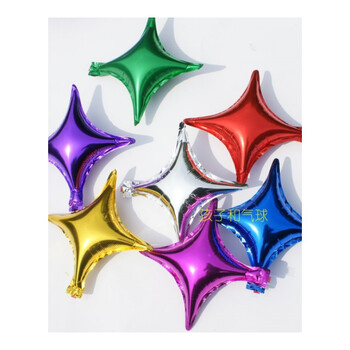 感恩节星星气球柜台活动装饰用品圣诞节珠宝店铺商场橱窗布置道具 18