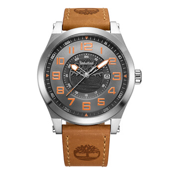 添柏岚(timberland)手表 休闲时尚潮流款 皮带大表盘防水石英男表 tbl