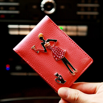 云极 可爱驾驶证皮套行驶证套女士个性行车本驾照套夹牛皮卡包薄韩版