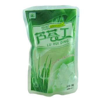 芦荟丁300克美国库拉索芦荟肉 芦荟果肉颗粒罐头 24袋