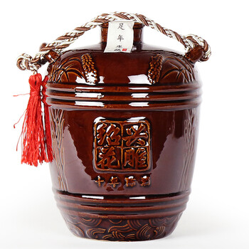 绍兴黄酒十年陈酿绍兴花雕酒坛装15l半干型年货一坛装