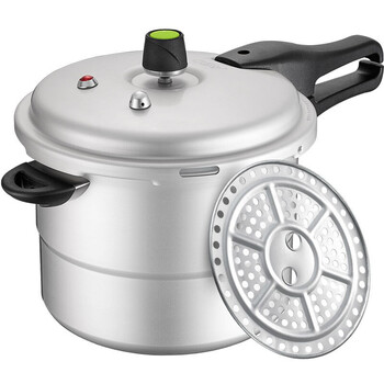 
                                        爱仕达（ASD） 高压锅8L 六保险T型压力锅24CM带蒸格燃气灶专用JXT7524                