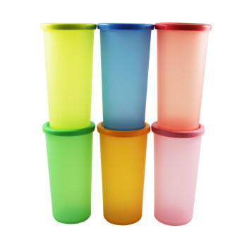 特百惠Tupperware 小矮人杯组合6件套-梦幻花园 170ml/个