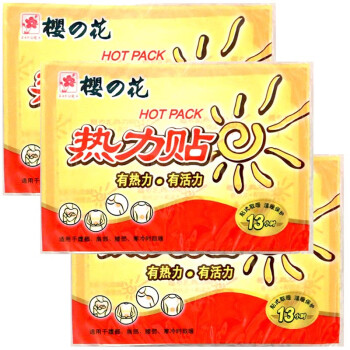 樱之花13小时大片热力暖贴2014 暖宝宝贴 10片