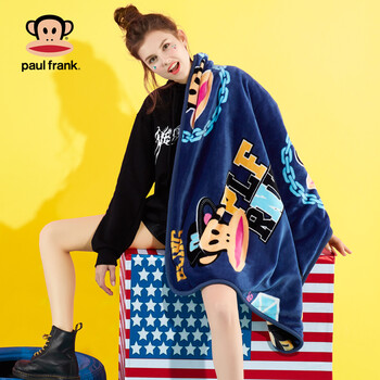 
                                        【京东配送】大嘴猴（Paul Frank）经济调温型单人电热毯双人电热毯暖身毯 单人130*75cm 蓝色                