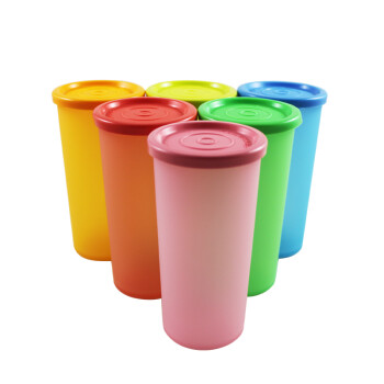 特百惠Tupperware 小矮人杯组合6件套-梦幻花园 170ml/个