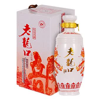 老龙口一品红龙50度东北高粱酒浓香型白酒整箱粮食酒收藏喜酒婚宴 50
