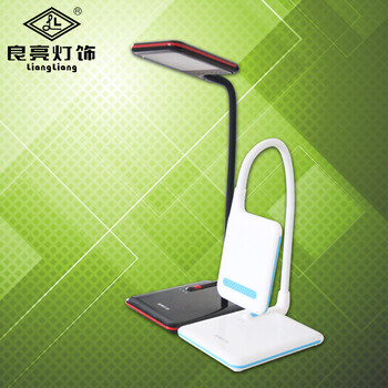 良亮LED调光台灯 卧室 床头 护眼台灯学习台灯MT-3676/大功率LED6W 白色