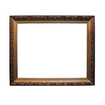 佳彩天颜 实木diy数字油画外框木框相框画框 欧式简约 金色花型 60*75