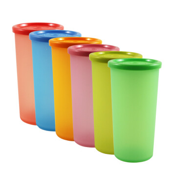 特百惠Tupperware 小矮人杯组合6件套-梦幻花园 170ml/个