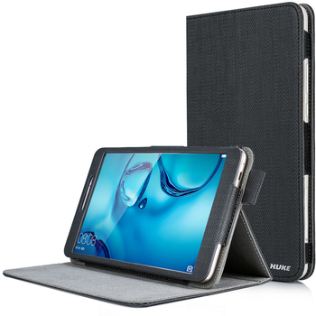虎克 荣耀平板2保护套皮套jdn-w09/jdn-al00 8英寸包壳支撑套 黑色
