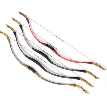 反曲传统弓 影视道仿古弓箭户外健身弓箭 红色