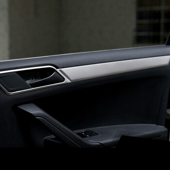 云极专用于大众新捷达改装内拉手亮条内饰不锈钢门板装饰汽车内门把手