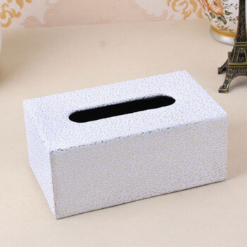 简约欧式皮革纸巾盒家用客厅餐厅皮质抽纸盒酒店创意餐巾纸抽盒纸巾