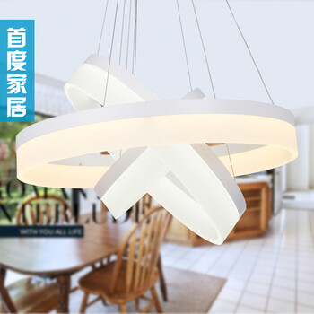 
                                        首度 led吊灯 客厅灯 餐厅灯 现代简约卧室灯具 披星戴月 披星戴月8+6+4dm 68w 暖黄光                