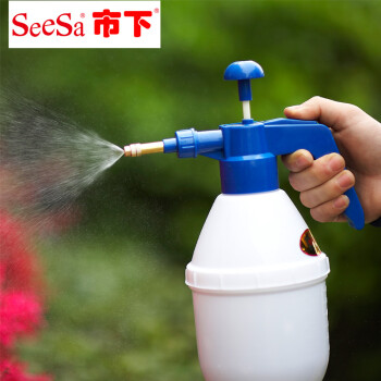 市下（seesa） 园艺花园杀虫喷壶家用喷雾器浇水洒水喷水壶消毒0.8升1.5升 0.8L（红、绿、蓝颜色随机）