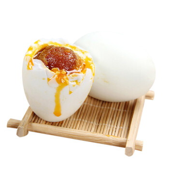 湖宝高邮湖宝牌咸鸭蛋 (熟)真空简装 盐蛋腌蛋 麻鸭蛋 65克*6只
