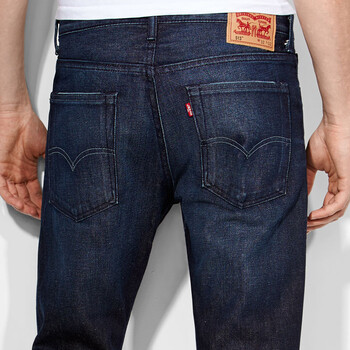 李维斯 levis 男款 513 深蓝色 牛仔长裤 牛仔裤 深蓝色 w29l32