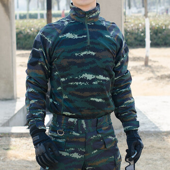 正品2016新款虎斑迷彩夏作训服野特战豹纹迷彩作训套装迷彩服男包邮