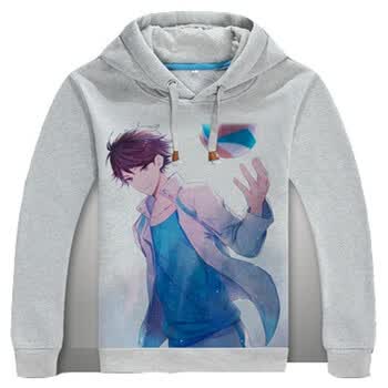 排球少年 影山飞雄 日向翔 动漫周边 卫衣秋冬加绒外套衣服 圆领xp1w