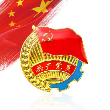党徽国徽 为人民服务党徽旗形国旗胸章天安门徽章胸章共青团徽蝴蝶扣