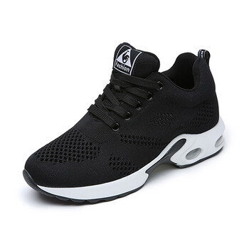 千佰莉(qin&beale)圆头系带网布纯色低帮女鞋 学生运动乐福鞋 133d