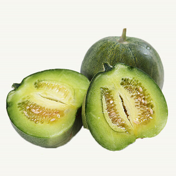 森珍绿业绿皮甜瓜甜宝脆甜瓜1000g单个200g左右袋装