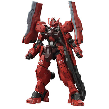 万代(bandai)高达gundam拼插拼装模型玩具 hg版铁血孤儿红月钢0207592