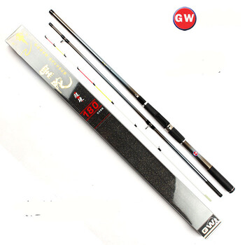 光威黑陀海竿插节竿远投竿矶钓竿阀杆 鱼竿硬调筏竿前打抛竿 黑陀1.